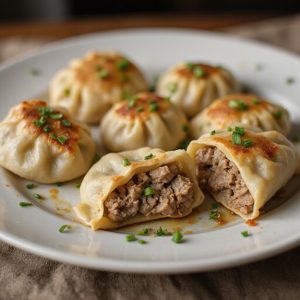 savory stuffed pork dumplings