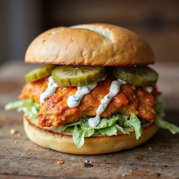 spicy buffalo chicken sandwich