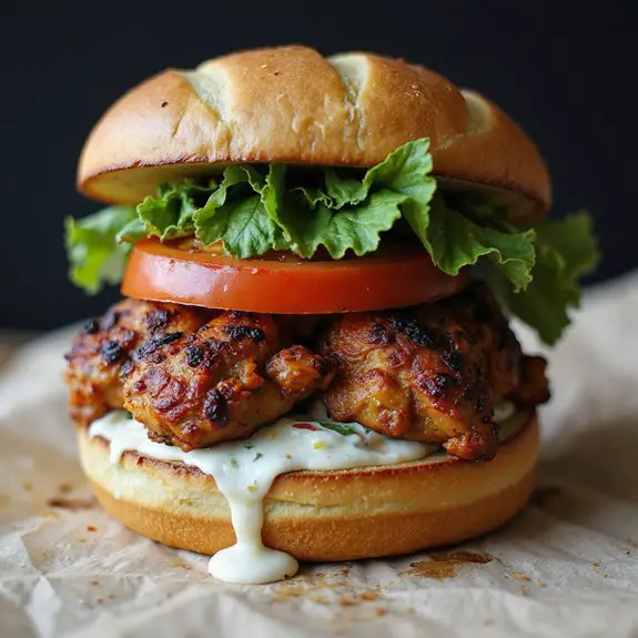 spicy grilled chicken sandwich
