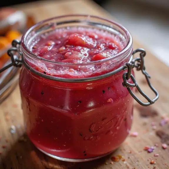 sweet floral fruit spread