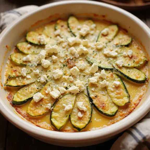 zucchini with feta cheese