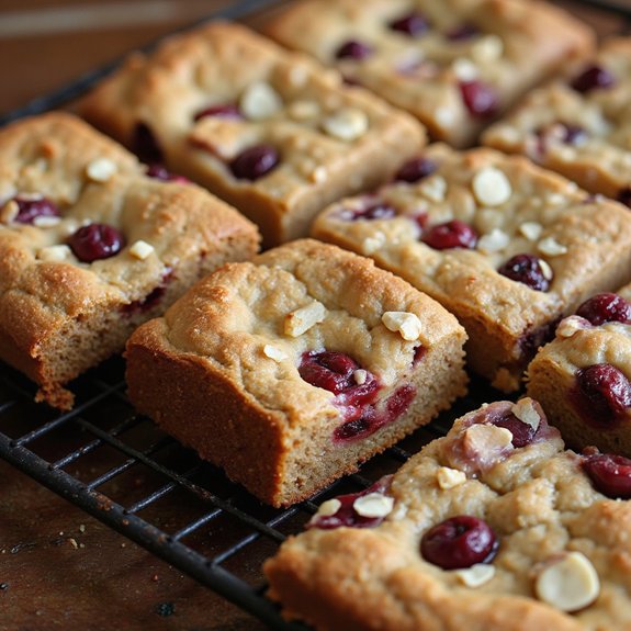 almond butter cake squares