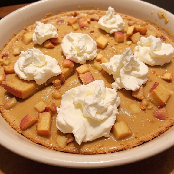 apple chai pudding dessert