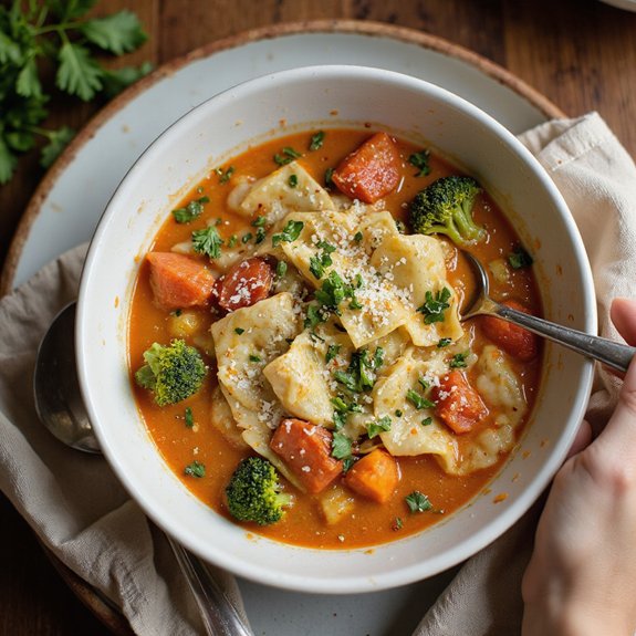 broccoli lasagna soup recipe