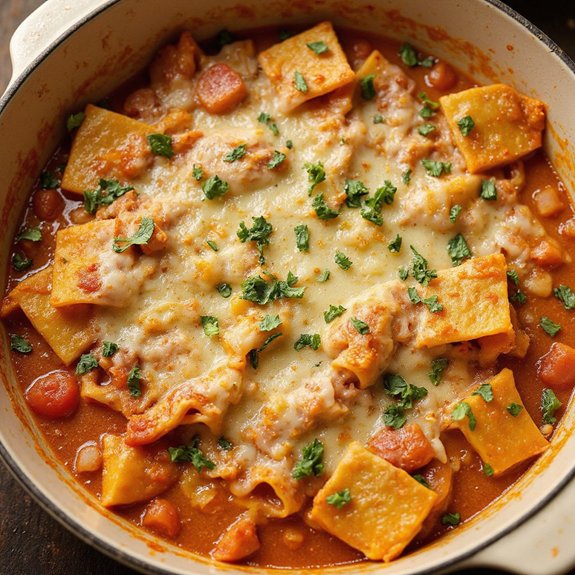 butternut noodle lasagna soup