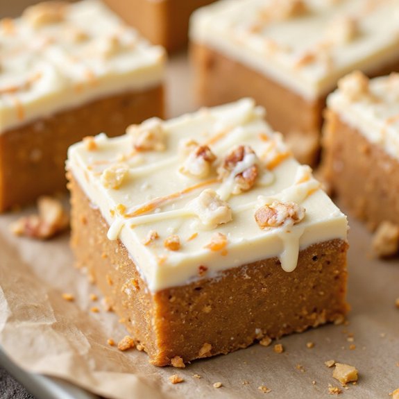 carrot cake fudge dessert