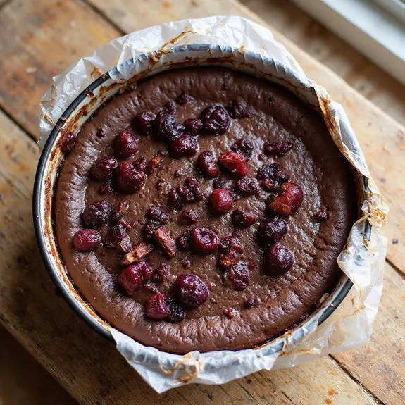 chai fudge pudding dessert