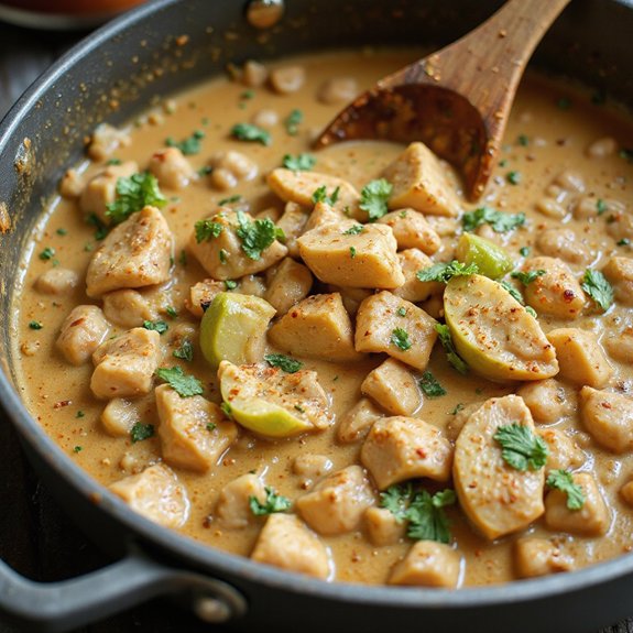 chicken chili with apple