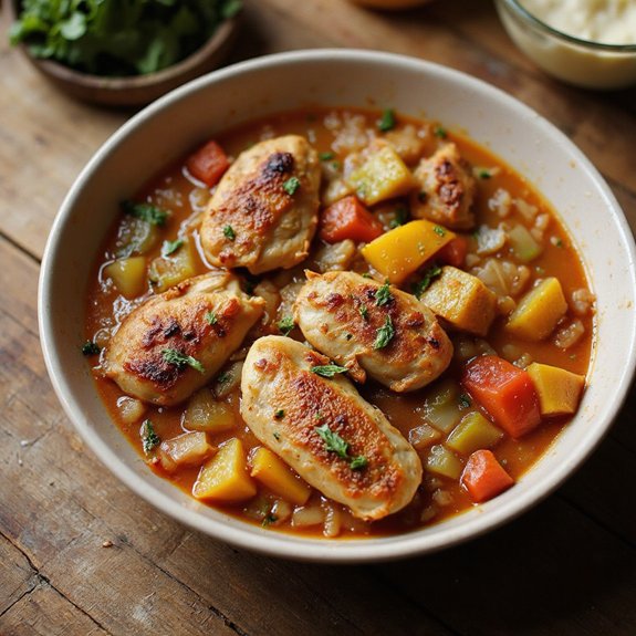 chicken stuffed pepper soup