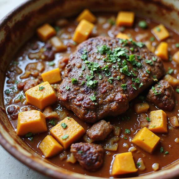 chili with braised beef