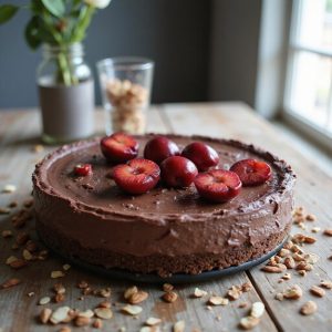 chocolate cherry cheesecake recipe