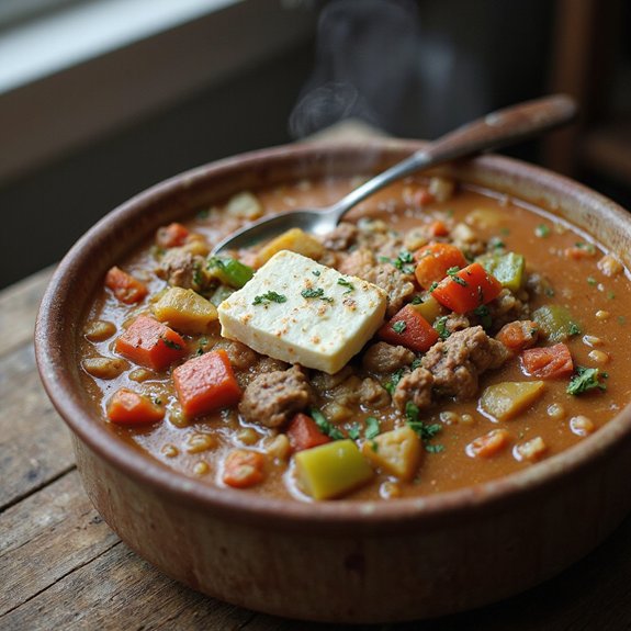 cottage cheese pepper soup