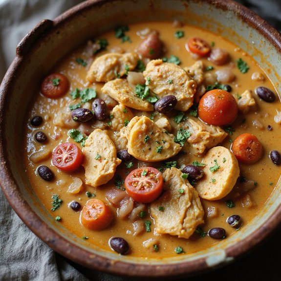 cream cheese chicken chili