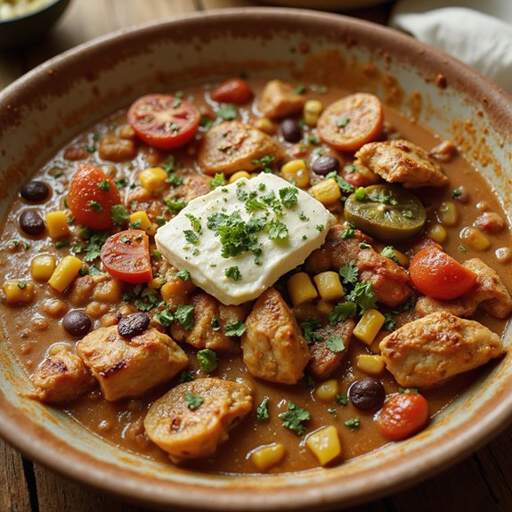 creamy chicken chili recipe