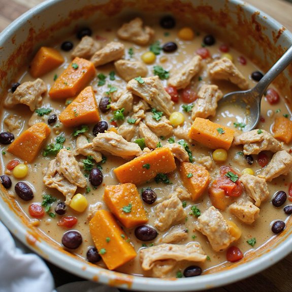creamy chicken chili recipe