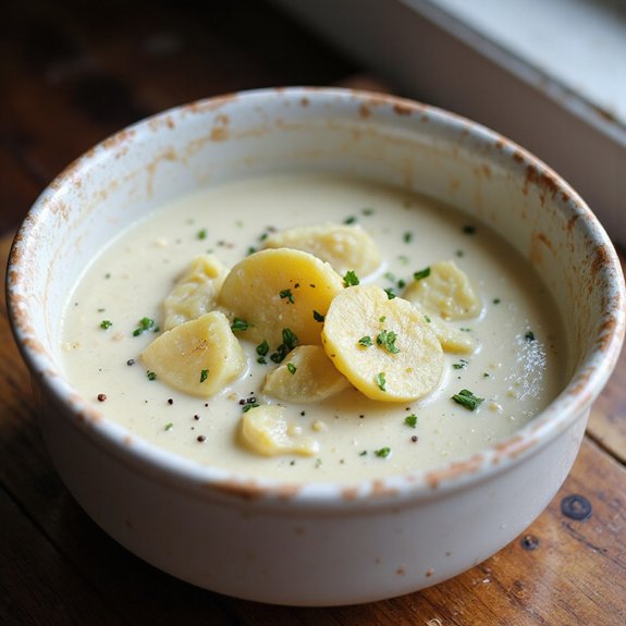 creamy coconut milk soup