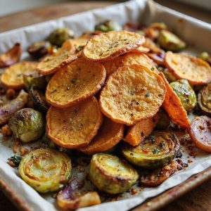 crispy sweet potato topping