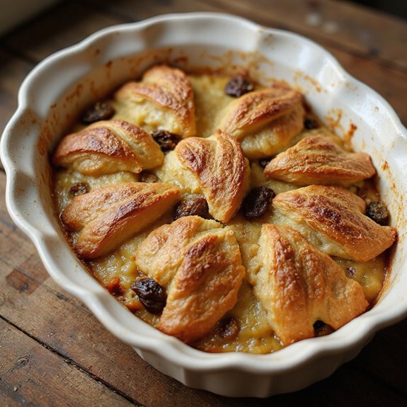 croissant based dessert dish