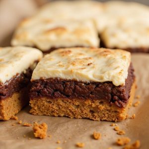 decadent brownie cheesecake bars