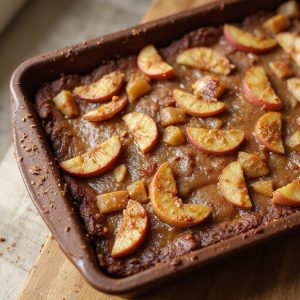 decadent brownies with topping