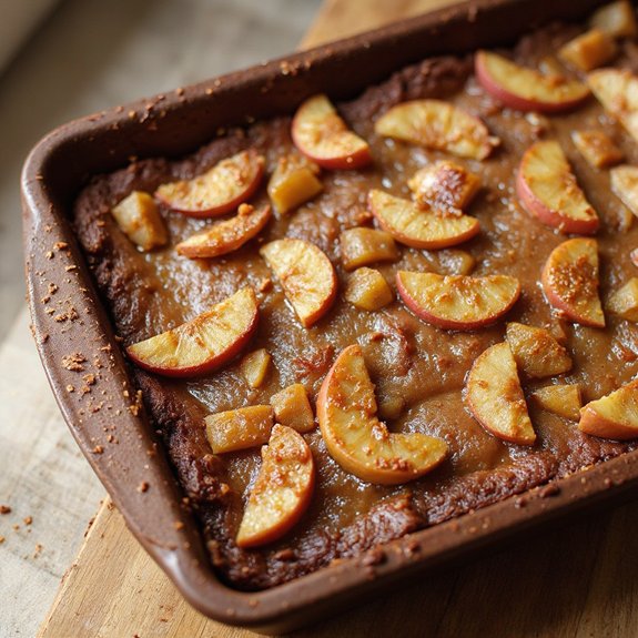 decadent brownies with topping