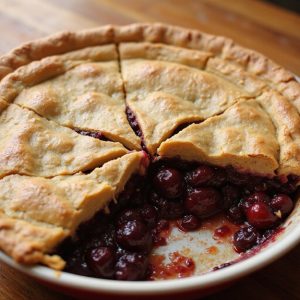 decadent dessert with glaze