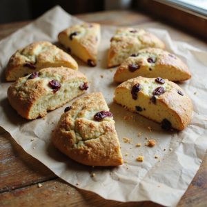 eggnog flavored baked treats