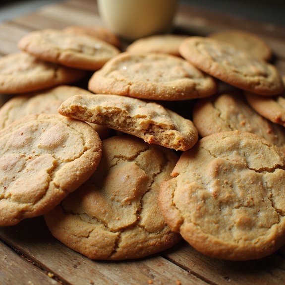 eggnog flavored holiday cookies