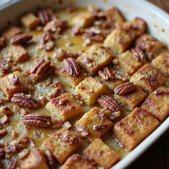 eggnog infused breakfast casserole