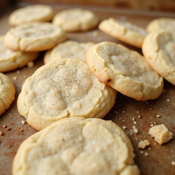 festive eggnog flavored cookies