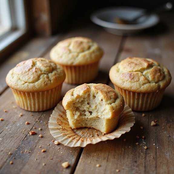 festive eggnog flavored cupcakes