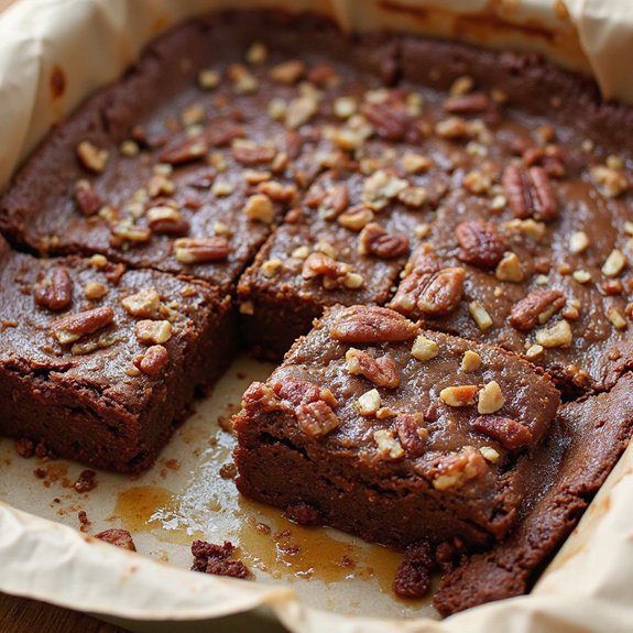 gooey sweet potato brownies