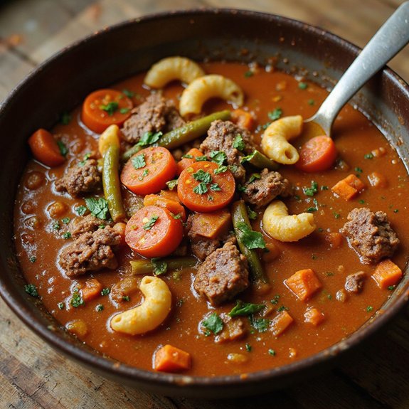ground beef and tomato