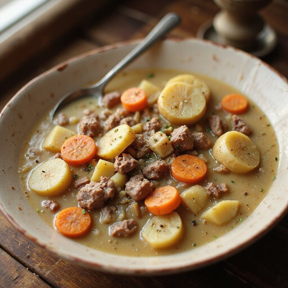 hearty beef and potato soup