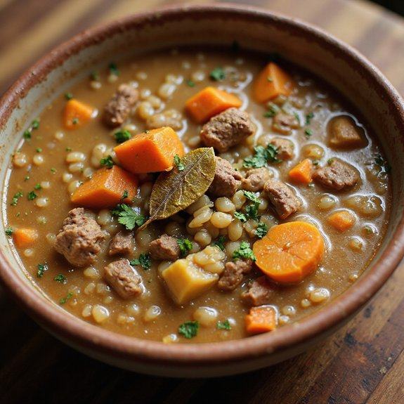 hearty beef and vegetable soup