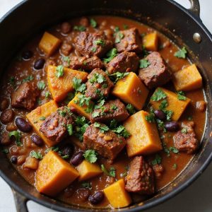 hearty butternut chili recipe
