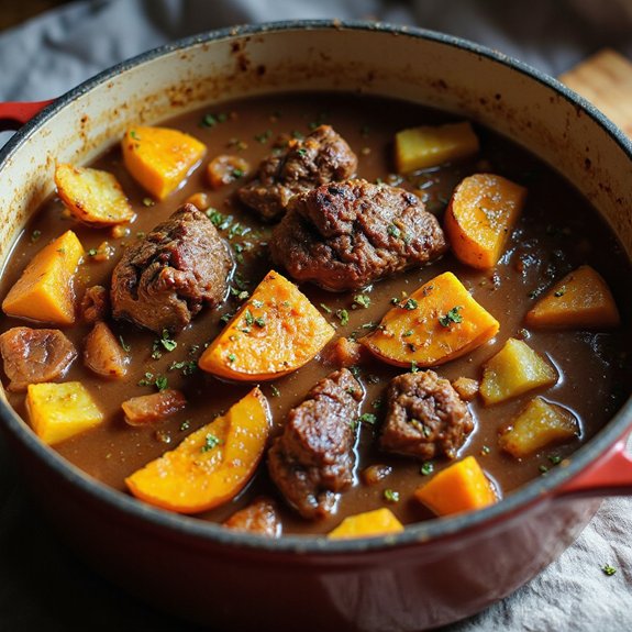 hearty butternut squash stew