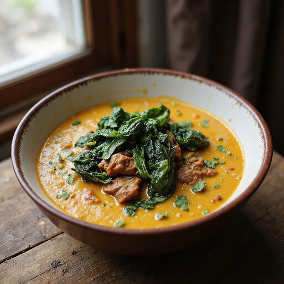 hearty pumpkin oxtail soup