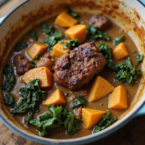 hearty pumpkin oxtail stew