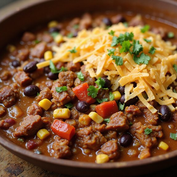 hearty pumpkin quinoa chili