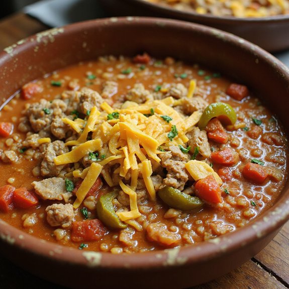 hearty turkey pepper soup