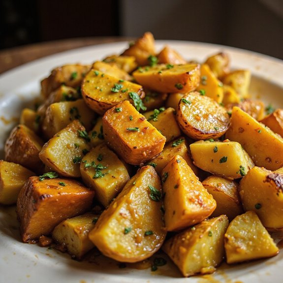 parsley potatoes with dressing