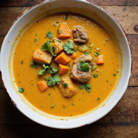 pork soup with carrots