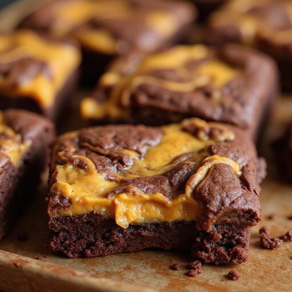 pumpkin custard brownies recipe