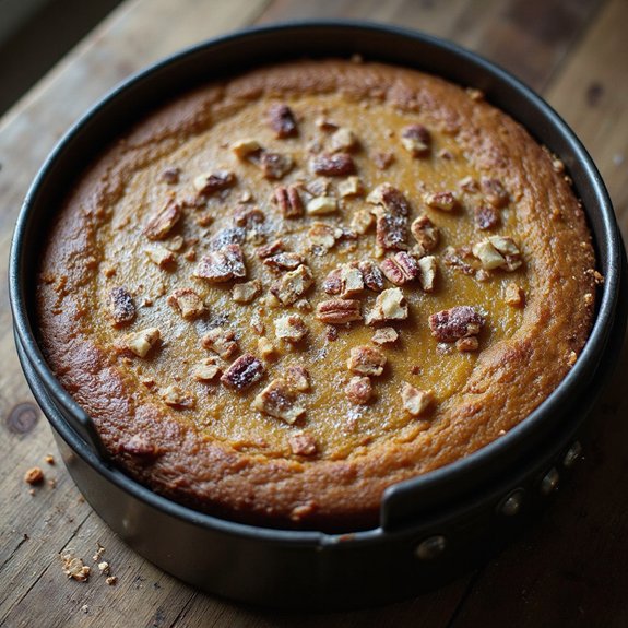 pumpkin custard pecan crunch