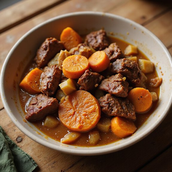 pumpkin spiced sweet potato stew