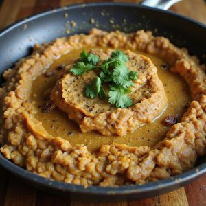 quinoa pumpkin refried beans