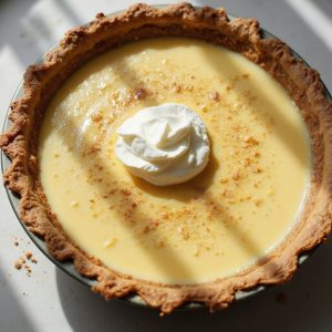 rich creamy eggnog dessert