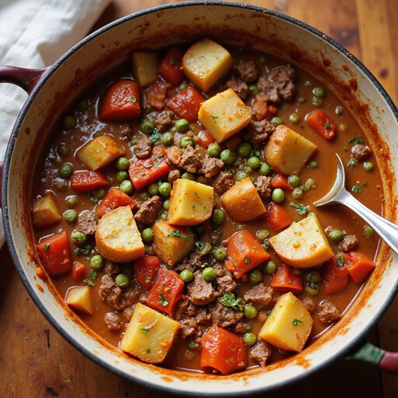 savory beef and tomatoes