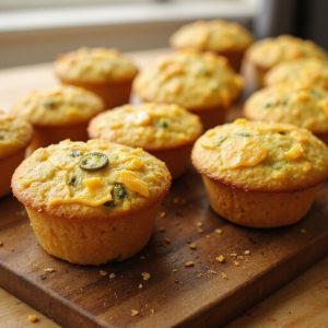 savory mexican cornbread muffins
